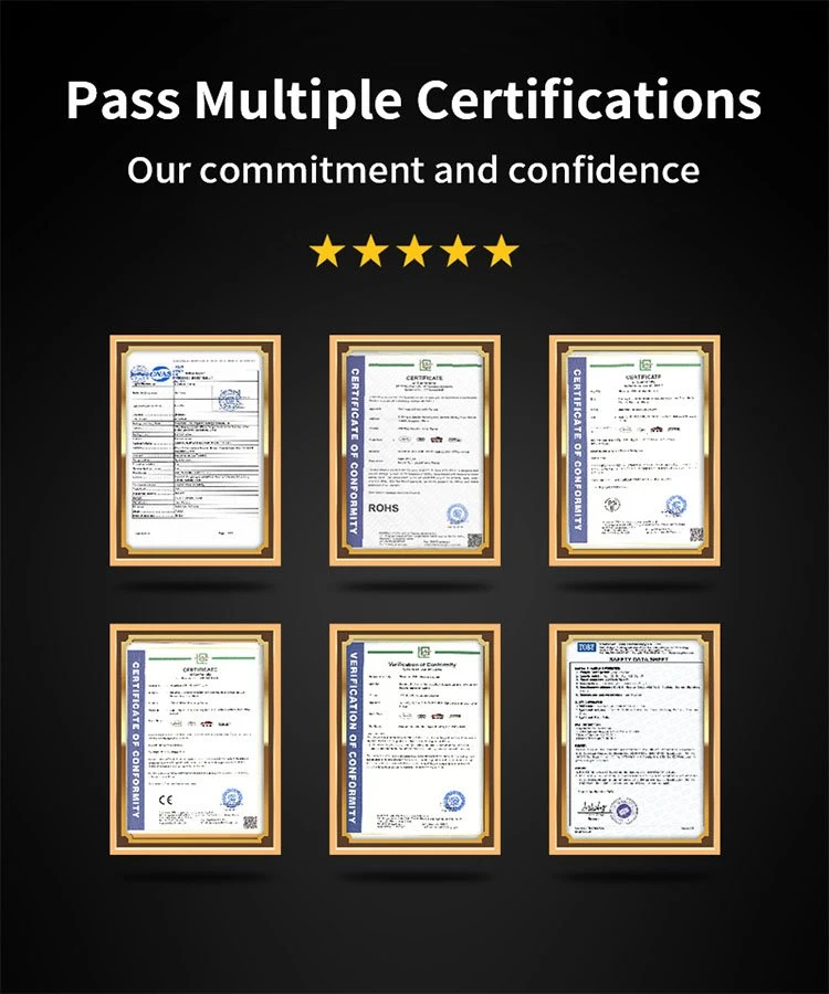product-750-900 JXBT'S Certifications